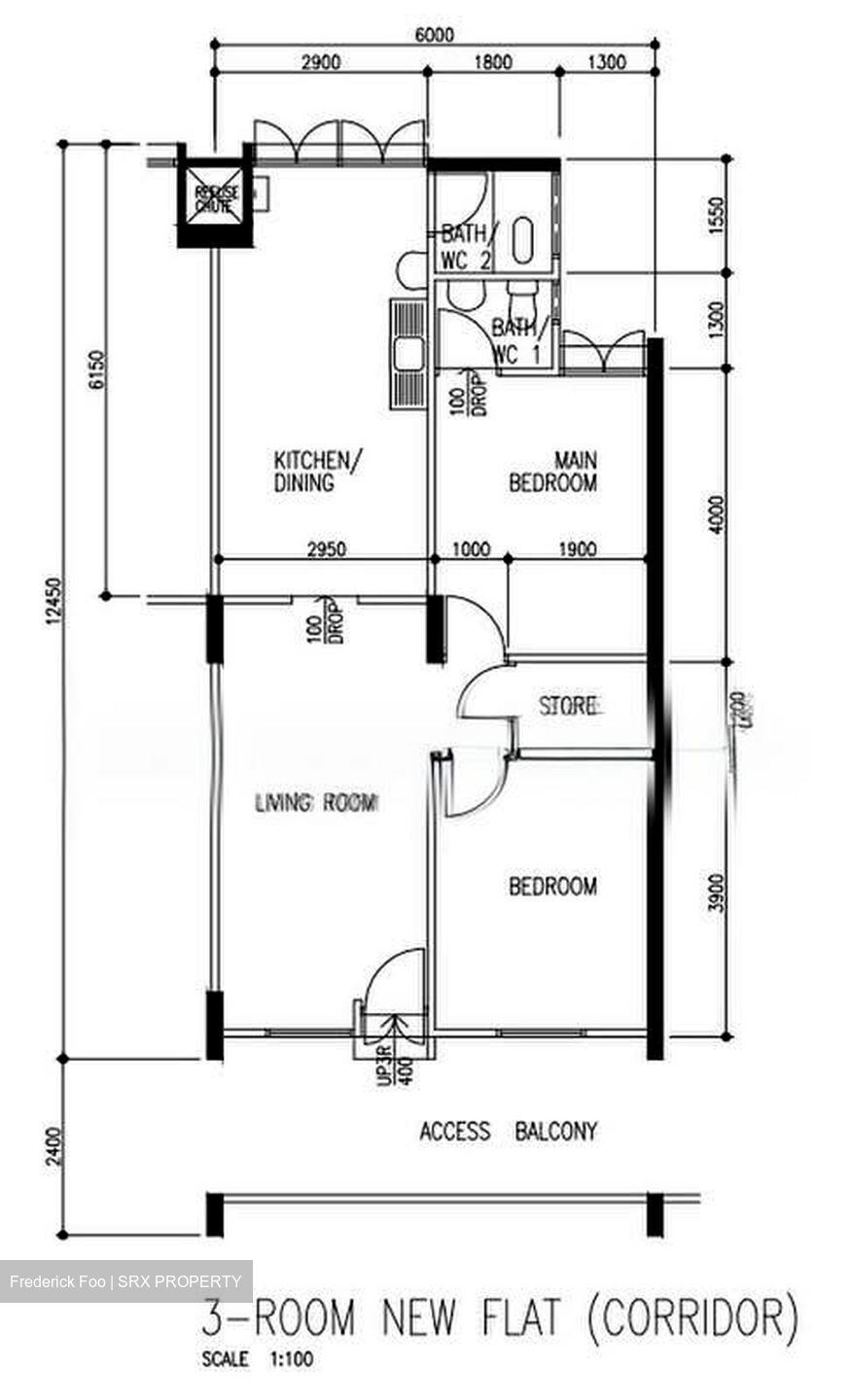 Blk 703 Reservoir Rise (Bedok), HDB 3 Rooms #593020281